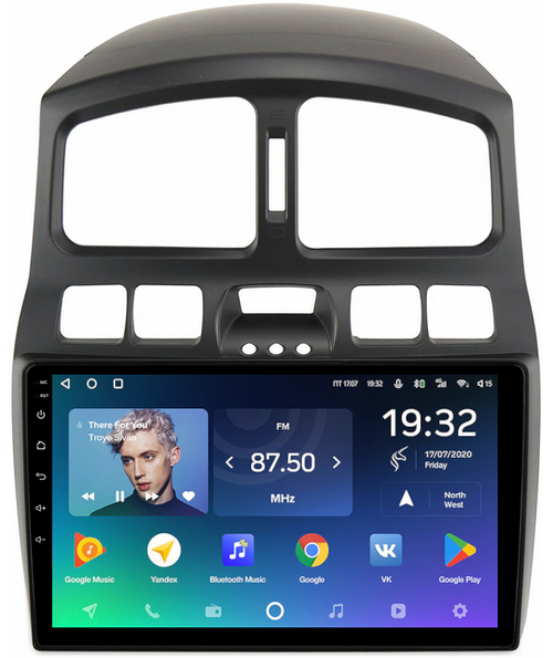 Магнитола для Hyundai Santa Fe 2000-2013 - Teyes CC2 PLUS Android 10, ТОП процессор, 4-64, SIM-слот