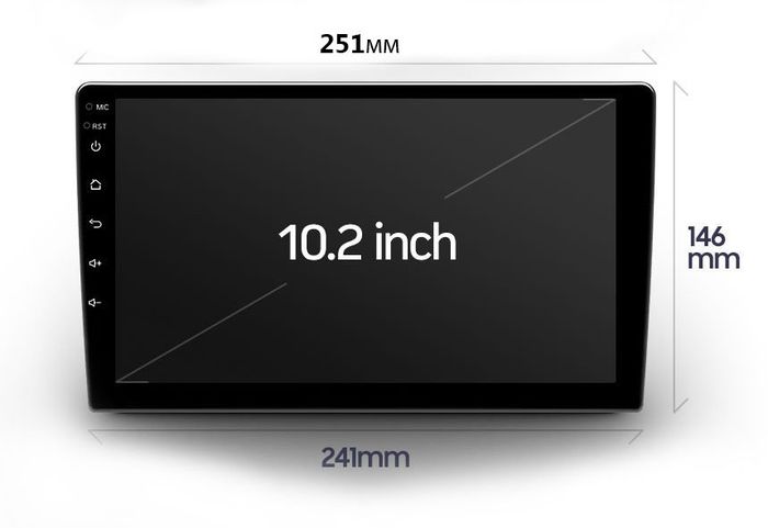 Магнитола без рамки (экран 10") - Teyes CC2 PLUS Android 10, ТОП процессор, 4-64, SIM-слот