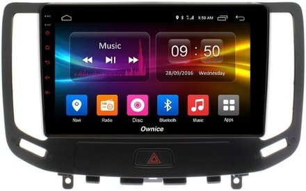 Магнитола для Infiniti G25, G35, G37, Nissan Skyline V36 2006-2013 (поддержка Bose) - Kuberg SF-9820 IPS, Android 10, 8 ядер (TS18), 4G SIM-слот
