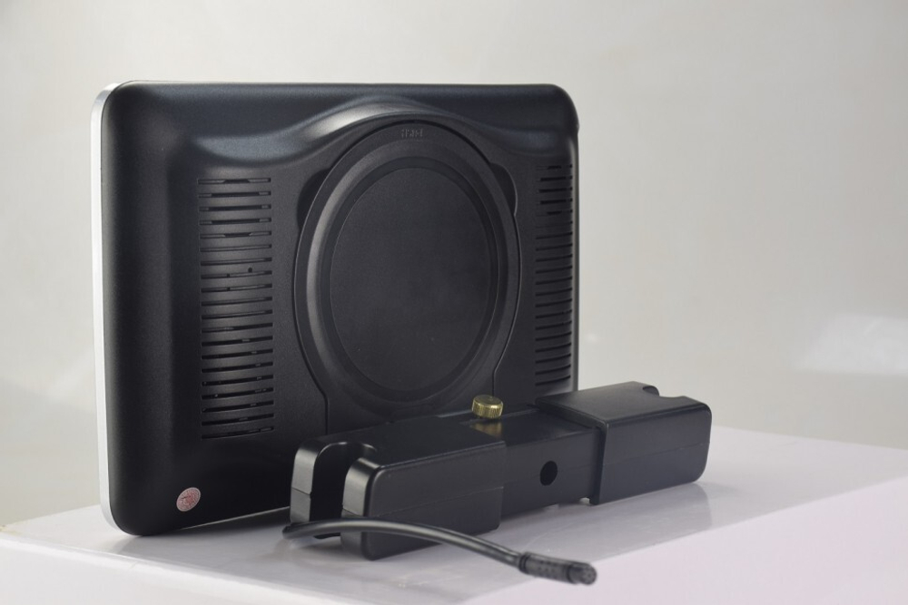 Монитор на подголовник - ERGO ER10VS с LCD монитор 10” (USB/SD/AV/HDMI/DVD) серебристый