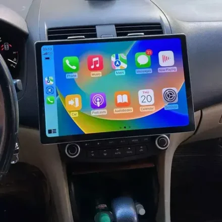 Магнитола для Honda Accord 7 2003-2008 - Teyes CC3-2K монитор 13", QLED+2K, Android 10, ТОП процессор, 4G SIM-слот, CarPlay