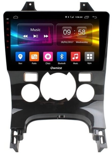 Магнитола для Peugeot 3008 2010-2017 (климат) - Kuberg OL-9965-A QLed, Android 12, TS10, CarPlay, 4G SIM-слот
