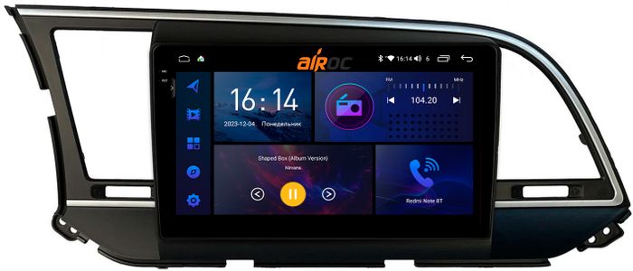 Магнитола для Hyundai Elantra 2016-2018 - AIROC 2K RI-2016 Android 12, QLed+2K, ТОП процессор, 8/128Гб, CarPlay, SIM-слот