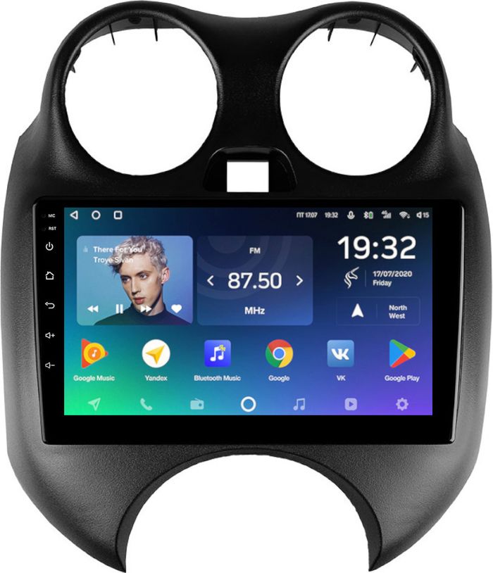 Магнитола для Nissan March K13 2010-2013 - Teyes CC2 PLUS монитор 9" IPS на Android 10, Быстрая, SIM-слот