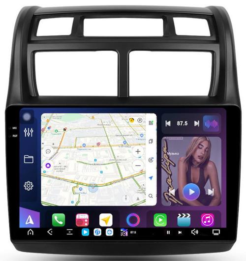 Магнитола для KIA Sportage 2 2008-2010 - FarCar GX023M монитор 9.5" 2K QLED на Android 14, TS20, 6+128Гб, CarPlay, 4G SIM-слот