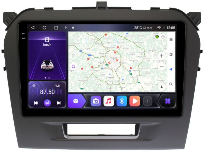 Магнитола для Suzuki Vitara 2015+ - Kuberg OL-9621 QLed+2K, Android 12, TS10, CarPlay, 4G SIM-слот