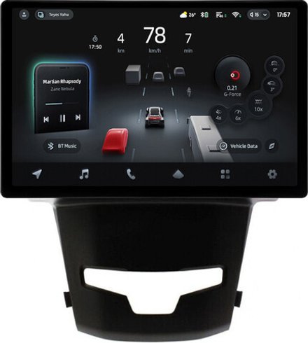 Магнитола для SsangYong Actyon 2 2013-2021 - Teyes CC4-PRO монитор 13" 2K QLED на Android 13, Snapdragon 778G, ИИ, CarPlay, DSP, 4G SIM-слот
