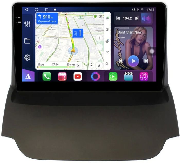 Магнитола для Ford EcoSport 2014-2017 - FarCar S400-TS18 монитор 9.5" QLED на Android 14, CarPlay, 4G SIM-слот