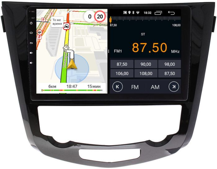 Магнитола для Nissan X-Trail T32, Qashqai J11 2014-2022 - Parafar PF988LUX2FHD на Android 13, 8-ядер, 2Гб+32Гб, CarPlay, 4G SIM-слот