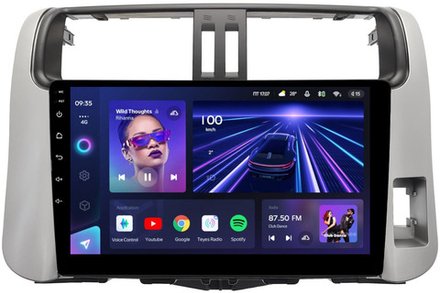 Магнитола для Toyota Land Cruiser Prado 150 2009-2013 (правый руль) - Teyes CC3L на Android 10, 8-ядер, CarPlay, 4G SIM-слот