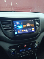 Магнитола для Hyundai Tucson 3 2015-2018 (без штатной КЗВ, рамка черная) - Teyes CC3L монитор 9" IPS на Android 10, 8-ядер, CarPlay, 4G SIM-слот