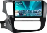 Магнитола для Mitsubishi Outlander 3 2012-2024 (овальный климат, Китай) - Teyes CC4 монитор 9.2" 2K QLED на Android 14, Быстрейшая, Snapdragon 680, DSP, CarPlay, 4G SIM-слот