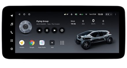 Магнитола для BMW X5 E70, X6 E71 2009-2014 CIC - Teyes LUX ONE ROUND монитор 12.3" 2K QLED на Android 10, CarPlay, 4G SIM-слот