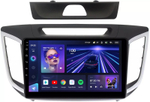 Магнитола для Hyundai Creta 1 2016-2021 (рамка 10) - Teyes CC3 на Android 10, QLED, ТОП процессор, 4Гб+32Гб, CarPlay, 4G SIM-слот