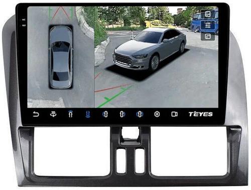 Магнитола для Volvo XC60 2014-2017 - Teyes CC3-2K-360 на Android 10, 2K QLED, 6Гб+128Гб, CarPlay, 4G SIM-слот, 4 камеры в комплекте