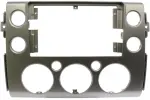 Магнитола для Toyota FJ Cruiser 2005-2022 (рамка серая) - FarCar BX877 монитор 13" 2K QLED на Android 13, TS10, 6+128, CarPlay, 4G SIM-слот