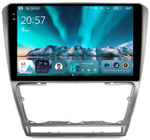Магнитола для Skoda Octavia A5 2004-2013 (рамка серебро) - Teyes CC4 монитор 10.36" 2K QLED на Android 14, Snapdragon 680, DSP, CarPlay, 4G SIM-слот