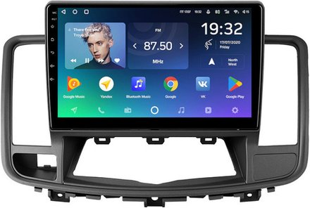 Магнитола для Nissan Teana J64 2008-2013 (ШГУ цветной) - Teyes CC2 PLUS монитор 10" QLED на Android 10, ТОП процессор, 4+64Гб, 4G SIM-слот