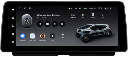 Магнитола для Toyota Camry 70 (75) 2021-2023 (РФ, Евро, Китай) - Teyes LUX ONE монитор 12.3" 2K QLED на Android 10, CarPlay, 4G SIM-слот, 6/128ГБ