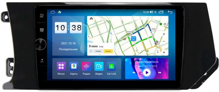 Магнитола для Haval F7, F7x 2019-2022 - Parafar PF804LUX1LHDAV на Android 12, Быстрая, CarPlay, 4G SIM-слот