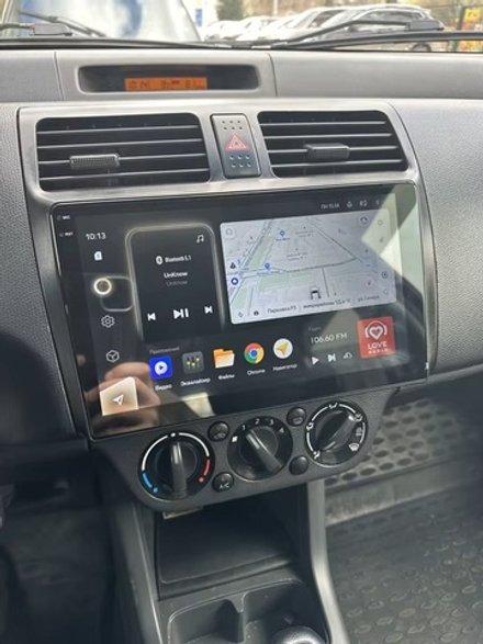 Магнитола для Suzuki Swift 3 2004-2010 - FarCar GX3056M монитор 10.36" 2K QLED на Android 14, TS20, 6+128Гб, CarPlay, 4G SIM-слот