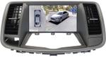 Магнитола для Nissan Teana J32 2008-2013 (ШГУ цветной, рамка тип 2) - Teyes CC3-2K-360 монитор 9.5" 2K QLED на Android 10, 6+128Гб, CarPlay, 4G SIM-слот, 4 камеры в комплекте