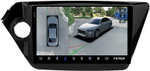Магнитола для KIA Rio 3 2011-2017 - Teyes CC3-2K-360 на Android 10, 2K QLED, 6Гб+128Гб, CarPlay, 4G SIM-слот, 4 камеры в комплекте