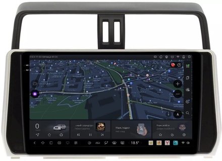 Магнитола для Toyota Land Cruiser Prado 150 2017-2023 - Kuberg OL-1680 QLed+2K, Android 13, UIS7870 (DUDU7), CarPlay, SIM-слот