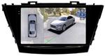 Магнитола для Toyota Prius Alpha 40 2014-2021 (правый руль) - FarCar BX9-360-9533F2 монитор 9.5" 2K QLED на Android 13, Быстрая, CarPlay, 4G SIM-слот, 4 камеры в комплекте