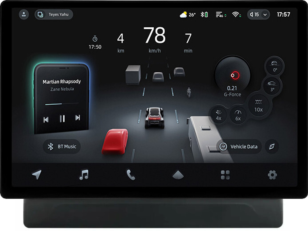 Магнитола для Mitsubishi Delica D5 2019+ - Teyes CC4-PRO монитор 13" 2K QLED на Android 13, Snapdragon 778G, ИИ, CarPlay, DSP, 4G SIM-слот