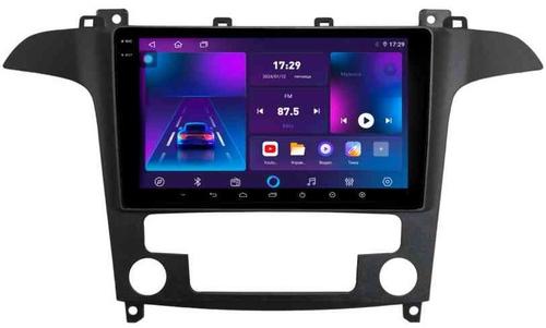 Магнитола для Ford S-Max, Galaxy 2 2006-2015 (климат) - Parafar PF686T1LUX1RN2K на Android 13, QLED+2K, ТОП процессор, 4Гб+32Гб, CarPlay, 4G SIM-слот