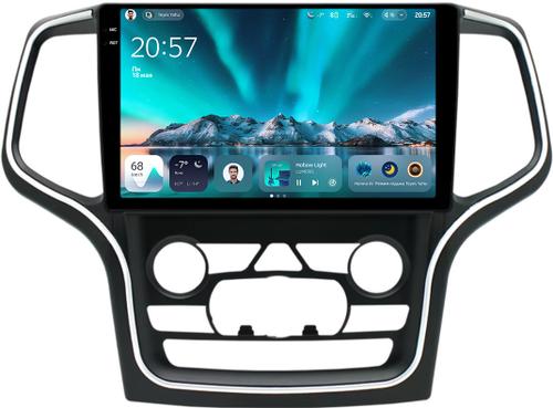 Магнитола для Jeep Grand Cherokee WK2 2013-2021 (ШГУ 8.4") - Teyes CC4 монитор 10.36" 2K QLED на Android 14, Snapdragon 680, DSP, CarPlay, 4G SIM-слот