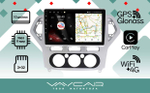 Магнитола для Ford Mondeo 4 2007-2010 (рамка серебро) - Vaycar VA17-1235 на Android 13, 8-ядер, 2Гб-32Гб, 4G SIM-слот