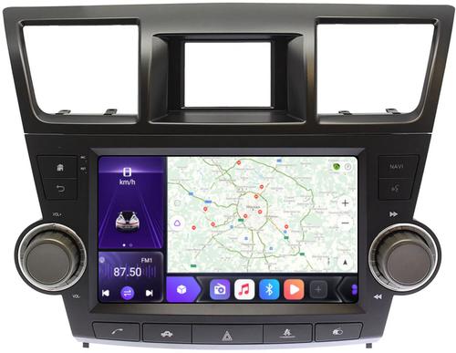 Магнитола для Toyota Highlander 2 2007-2013 XU40 - Kuberg OL-9431-2 QLed, Android 12, TS10, CarPlay, 4G SIM-слот (кнопки + крутилки)