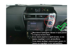 Комплект рамки с разъёмами 9"+can Toyota Prius Alpha 2014-2020 п.руль ZVW40