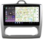 Магнитола для Ford Focus 2 2004-2011 (климат) - Kuberg OL-9201-A QLed+2K, Android 13, Быстрейшая, CarPlay, 4G SIM-слот