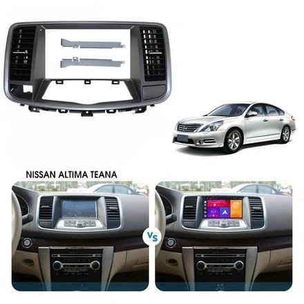 Магнитола для Nissan Teana 2008-2013 (цветной экран) - Kuberg QLed, Android 13, TS20, CarPlay, SIM-слот