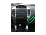 Магнитола для Toyota Land Cruiser Prado 120, Lexus GX470 (экран климата внизу) - Kuberg ZF-1116L-GE вертикальный экран в стиле "Тесла" на Android 13, 8Гб+128Гб, 4G SIM-слот, CarPlay