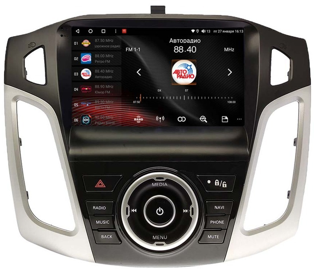 Магнитола для Ford Focus 2011 - 2019 - Vaycar VA17-0150 на Android 13, 8-ядер, 2Гб-32Гб, 4G SIM-слот