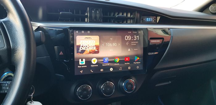Магнитола для Toyota Corolla E180 2012-2016 - FarCar BM307M-2K монитор 10.36" 2K QLED на Android 14, TS10, 4+32Гб, CarPlay, 4G SIM-слот