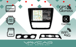 Магнитола для Skoda Yeti 2009-2018 (кондиционер) - Vaycar VA65-1225-2K на Android 13, 8-ядер, 2K QLED, ТОП процессор, CarPlay, 4G SIM-слот