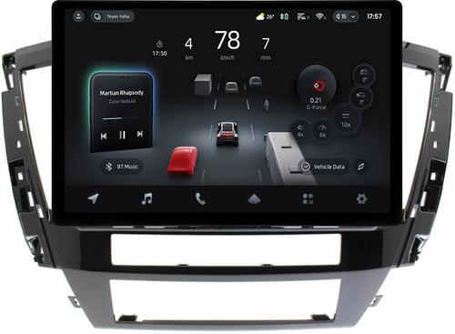 Магнитола для Mitsubishi Pajero Sport 3 2020-2024, Montero Sport (прямоугольный климат, рамка 10) - Teyes CC4-PRO монитор 13" 2K QLED на Android 13, Snapdragon 778G, ИИ, CarPlay, DSP, 4G SIM-слот