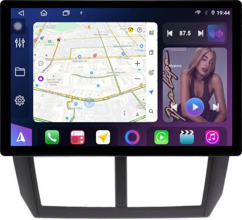 Магнитола для Subaru Forester 3 SH 2008-2013, Impreza 3 GH,GE - FarCar BX877 монитор 13" 2K QLED на Android 13, TS10, 6+128, CarPlay, 4G SIM-слот