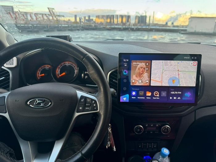 Магнитола для Lada Xray 2015-2022, Xray Cross - Teyes CC3-2K монитор 13", QLED+2K, Android 10, ТОП процессор, 4G SIM-слот, CarPlay
