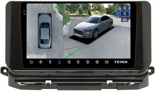 Магнитола для Skoda Octavia A8 2020-2024+ (поддержка климата, тест МСК) - Teyes CC3-2K-360 на Android 10, 2K QLED, 6Гб+128Гб, CarPlay, 4G SIM-слот, 4 камеры в комплекте