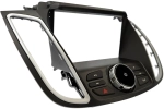 Магнитола для Ford Kuga 2 2017-2019 (SYNC 3, рамка с кнопками тип 1) - FarCar BM9-8029F1B монитор 9.5" QLED на Android 14, TS10, 4+32Гб, CarPlay, 4G SIM-слот