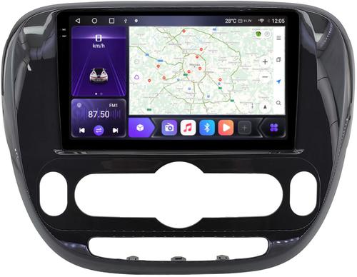 Магнитола для KIA Soul 2 2014-2019 (климат, рамка глянцевая) - Kuberg SF-9740-C QLed+2K, Android 12, TS10,  CarPlay, 4G SIM-слот