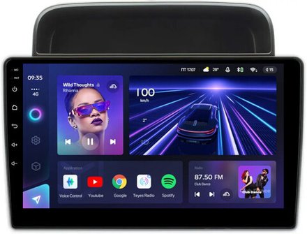 Магнитола для Toyota Land Cruiser 100, Lexus LX470 1998-2002 (левый руль, климат на ШГУ) - Teyes CC3L на Android 10, 8-ядер, CarPlay, 4G SIM-слот