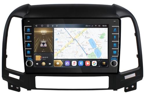 Магнитола для Hyundai Santa Fe 2006-2012 - Kuberg OL-9717 (кнопки и крутилки), Android 12, TS10, CarPlay, 4G SIM-слот