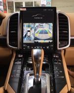 Магнитола для Porsche Cayenne 958 2010-2016 (взамен РСМ3) - Kuberg NH-1004 вертикальный монитор 10.4" в стиле "Тесла" на Android 9